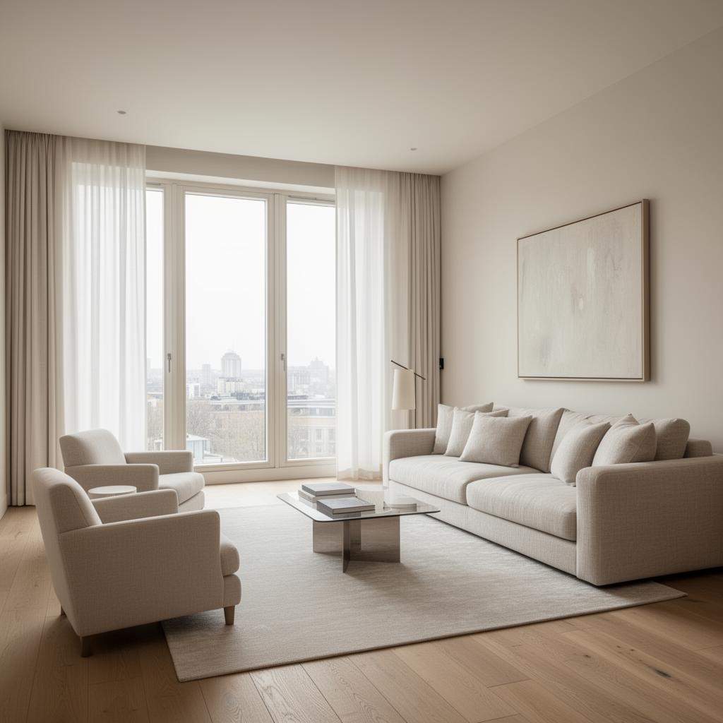 Minimalist luxury living room